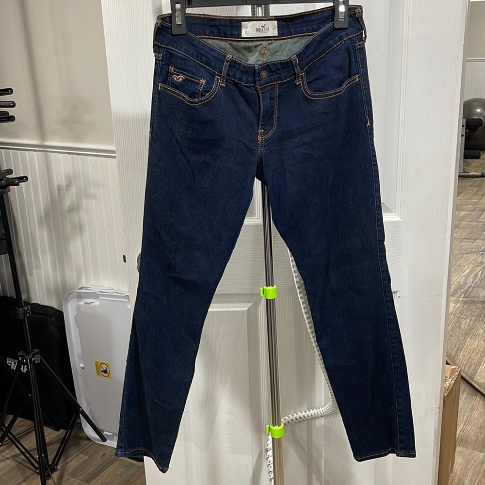 Hollister size 7 skinny jeans mid rise